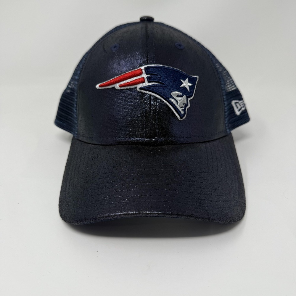 New England Patriots Hat Cap Snap Back Womens One Size Blue NFL Football New Era